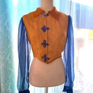 Hand made Military Inspired cropped Jacket